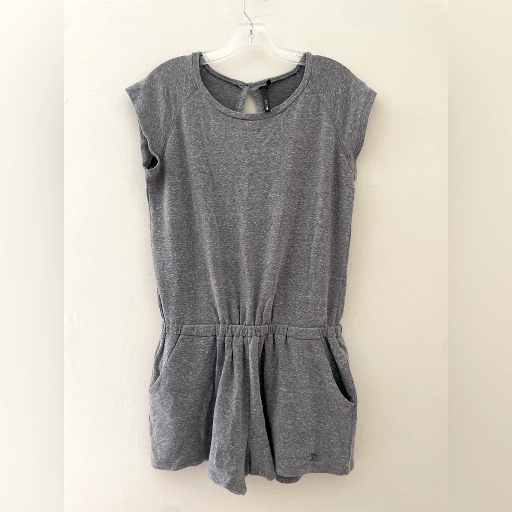 NWOT! Joe’s Jeans Cap Sleeve Cotton Romper w/Pockets Grey Loungewear Medium